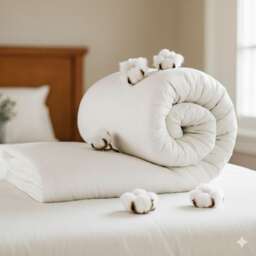 Opulent Home Lightweight 100% Cotton 15 Tog Winter Duvet-King