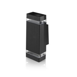 Auraglow Outdoor Double Up & Down Wall Light - CHILTON Grey Anthracite/Fitting Only