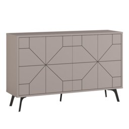 Decortie Dune Sideboard Cabinet 123cm Mocha Grey