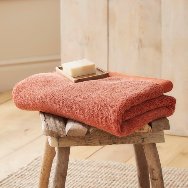 Drift Abode Eco Bath Towel Terracotta