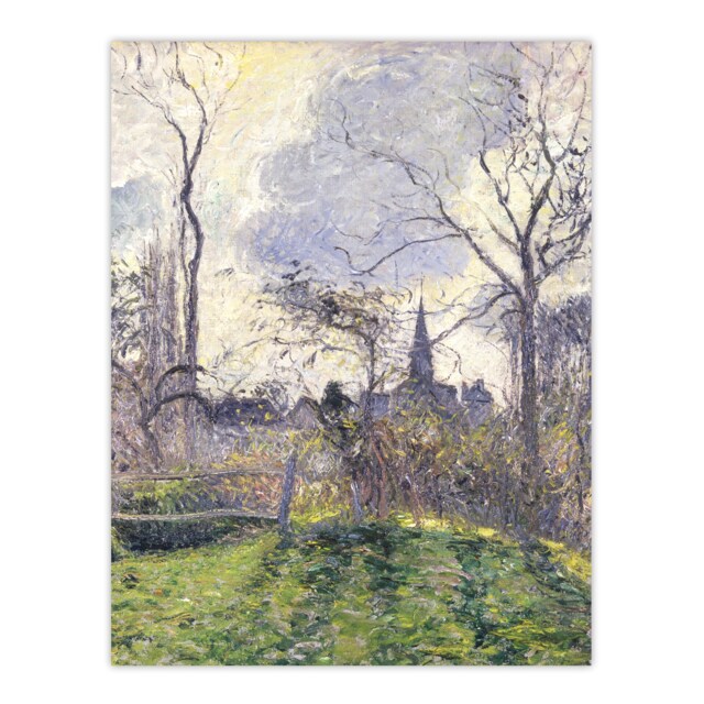 The Bell Tower of Bazincourt Pissarro Huge Wall Art Print 18X24 In