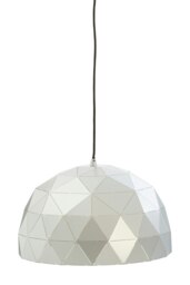Orsina Small Silver Dome Pendant Light