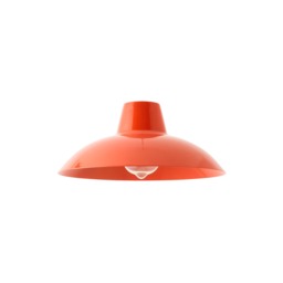 ValueLights Civic Red Metal Fit Ceiling Pendant Light Shade and Bulb