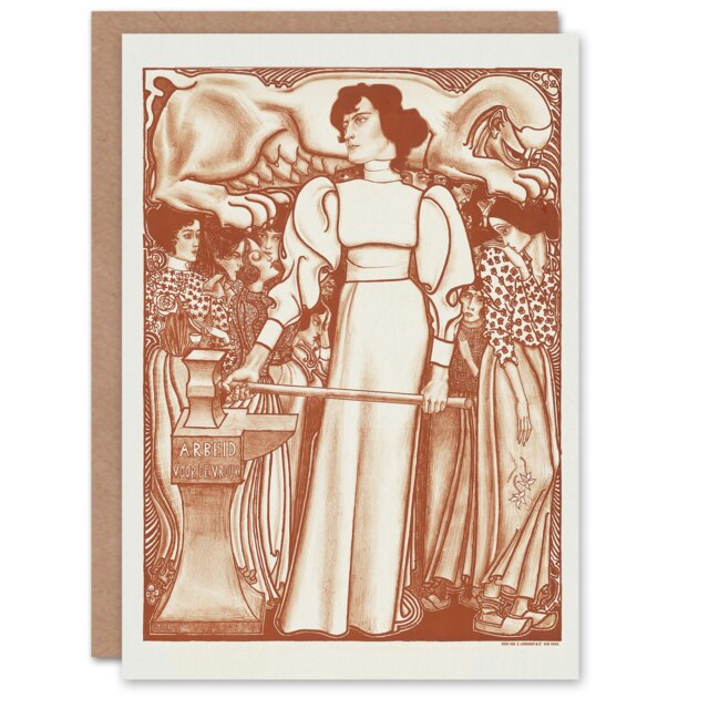 Jan Toorop Art Card Work for Women Exhibition Poster