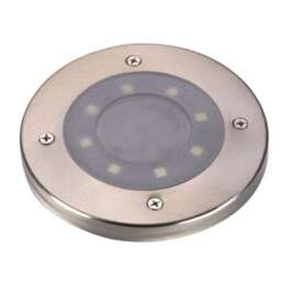 Solar Powered Up Pathway Single Light Silver 1
