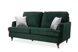 Velvet Bottle Green 3 Seater Bella Sofa ASTBURY