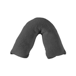 Teddy Bear Fleece Super Soft Cosy V Shape Pillowcase Black Black