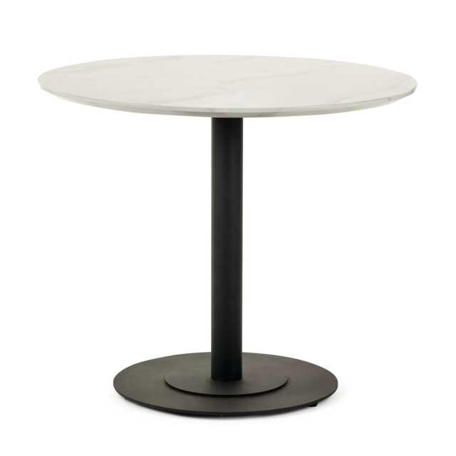 Premium Lucerne 80cm Round Dining Table - White