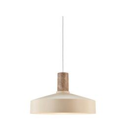 Nordlux Elvas Indoor Pendant Light Beige Metal E27 Marble - Mains Powered, IP20