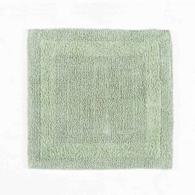 Homescapes Luxury Reversible Cotton Shower Mat - Sage Green Sage Green