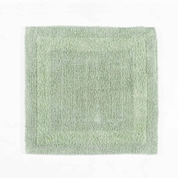 Homescapes Luxury Reversible Cotton Shower Mat - Sage Green Sage Green