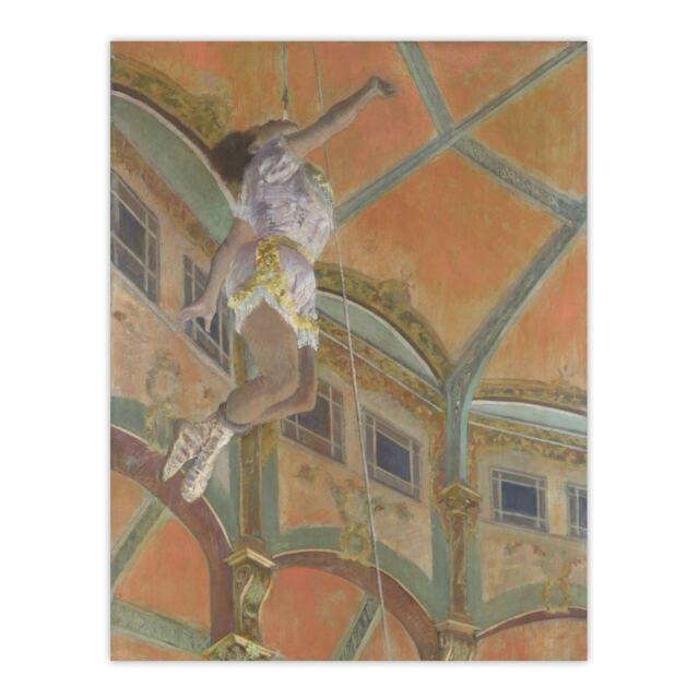 "Acrobat Miss La La at Cirque Fernando Degas Huge Wall Art Poster Print 24X32"""