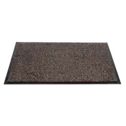 Sentry Barrington Cotton Washable Mat 16 x 24'' Dark Brown - One Colour - One Size