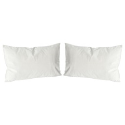 Nicola Spring Rectangle Velvet Cushions - 60cm x 40cm - Cream - Pack of 2 Cream Cream