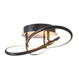 BHS Eero LED Ceiling Light Black Satin Black 1