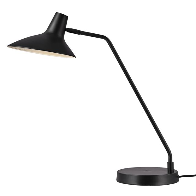 Nordlux Darci Indoor Table Lamp Black Metal E14 Adjustable Head - Mains Powered, IP20