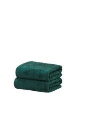 Versailles Jacquard Cotton Towels Soft and Absorbent Green Face cloth