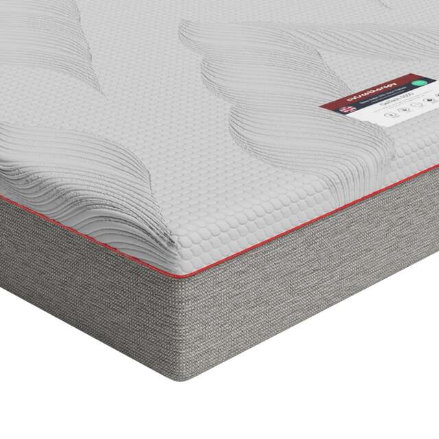 Visco Therapy 25cm Foam Mattress - Extra Firm Support, Flippable, UK Made