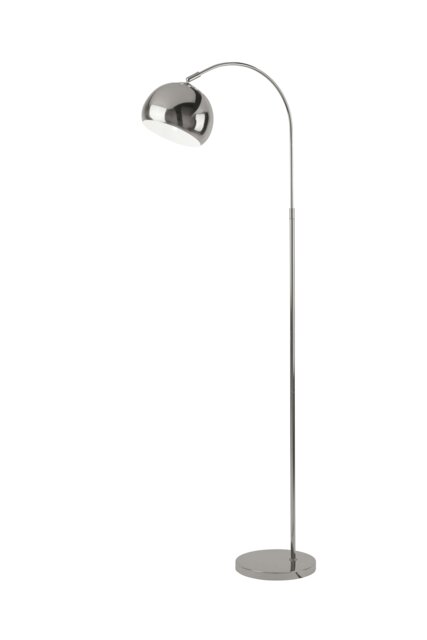 CHROME ARCH FLOOR LAMP