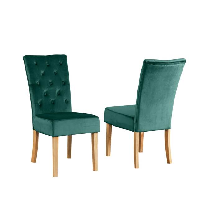 Pienza Velvet Dining Chairs - Set of 2