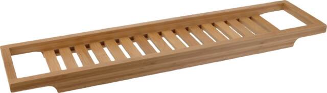 Bamboo Bath Tub Caddy Tray Wooden Rack Shelf Organiser