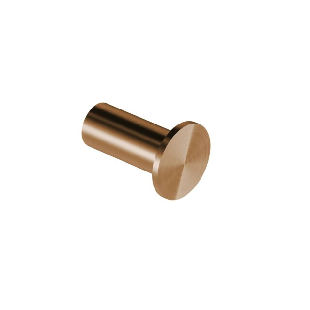 Cosmic Wall Mounted Towel Hook w/ Durable Metal for Bathroom Brushed Copper 4 cm