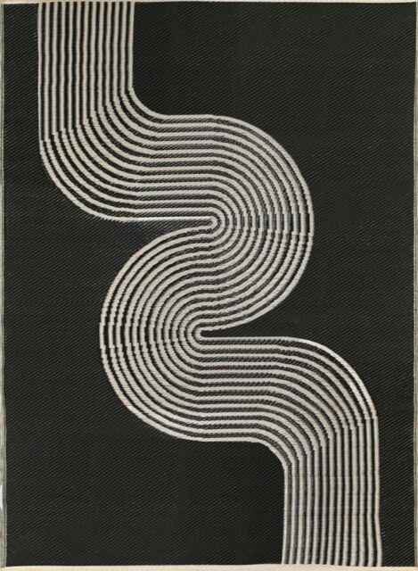 The Rugs Urban Collection Reversible Weatherproof Outdoor Rug Wavy Lines 1010