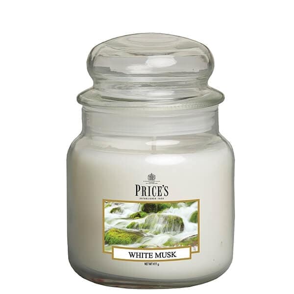 Prices Fragrance Collection White Musk Medium Jar Candle