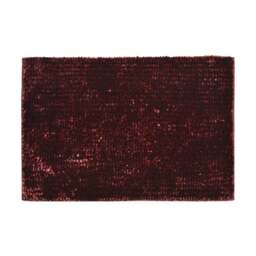 Velvet Chenille Bobble Bath Mat - Bordeaux