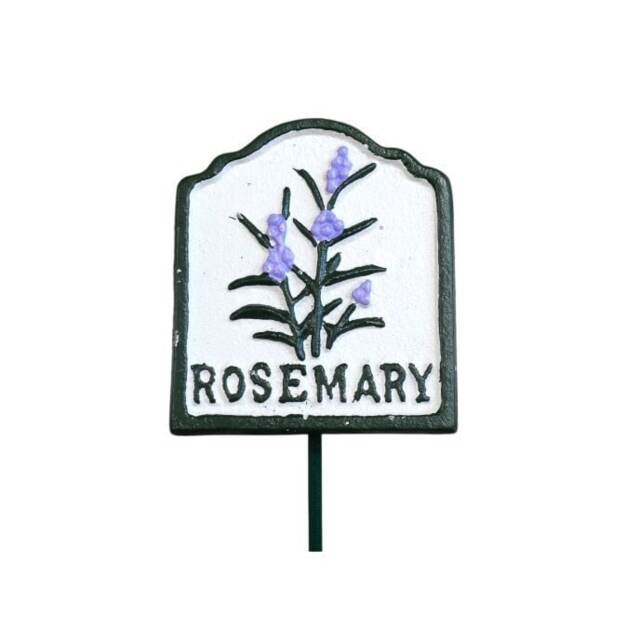 Garden Herb Sign Marker - Rosemary