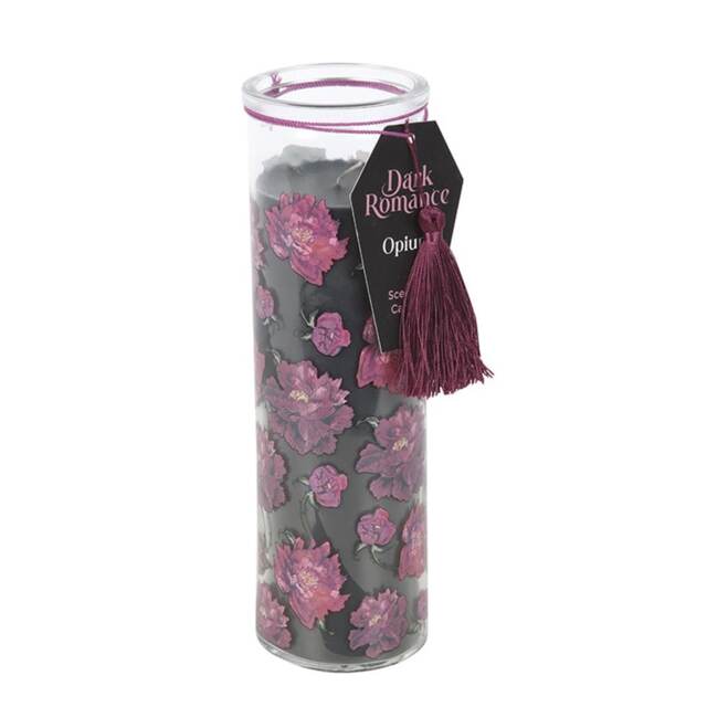 Something Different Dark Romance Black Opium Scented Tube Candle Purple Violet/Black One Size 1