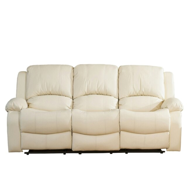 Glendale 3 Seat Reclining Sofa - Cream