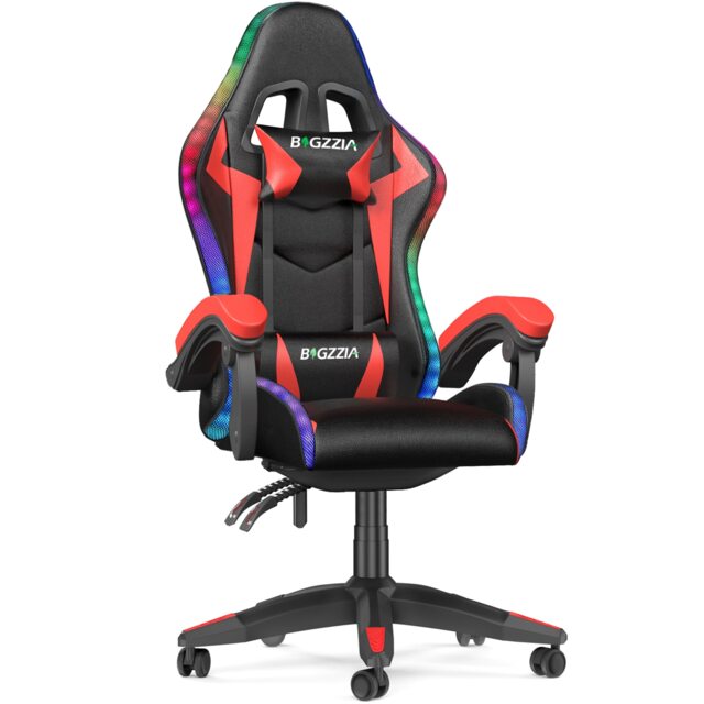 Rattantree Ergonomic Gaming Chair with RGB LED & Lumbar Support