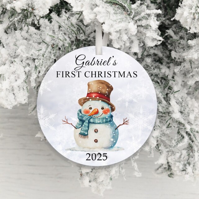 Personalised Babys First Christmas Decoration for Baby Christmas Gift