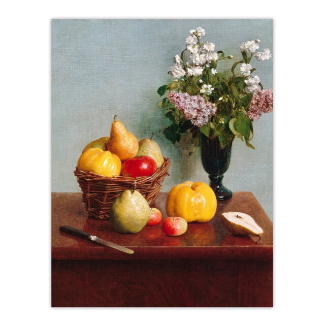 Still Life with Flowers and Fruit Latour Wall Art Poster Print