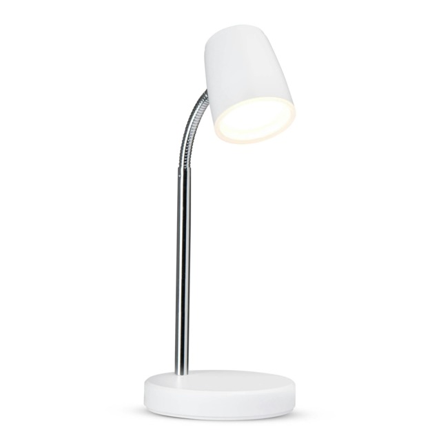 BHS Glow Kid's LED Task Table Lamp, White