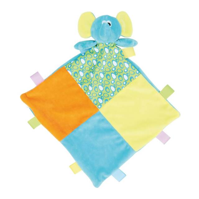 Mumbles Elephant Baby Blanket - Multicoloured - One Size