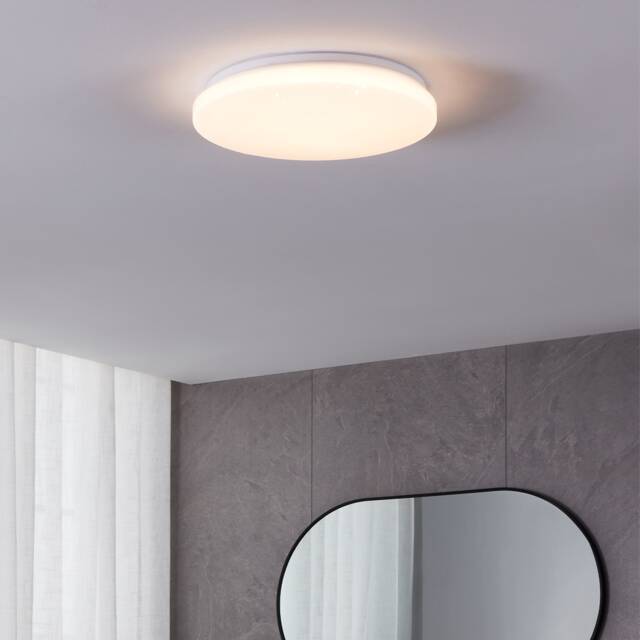 EGLO Frania-S White Plastic Ceiling Light