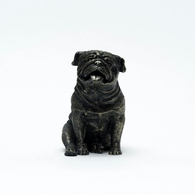 Potty Feet Bronze British Bulldog Garden Décor Multi