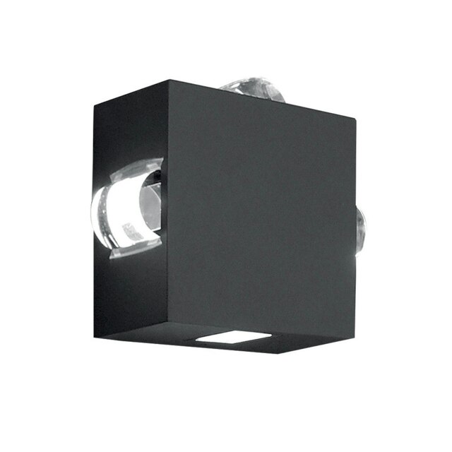 Agner LED 4 Light Outdoor Wall Light Graphite IP54