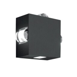 Agner LED 4 Light Outdoor Wall Light Graphite IP54