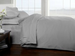 Pure Cotton Flat Sheet 200 Thread Count Percale Silver King