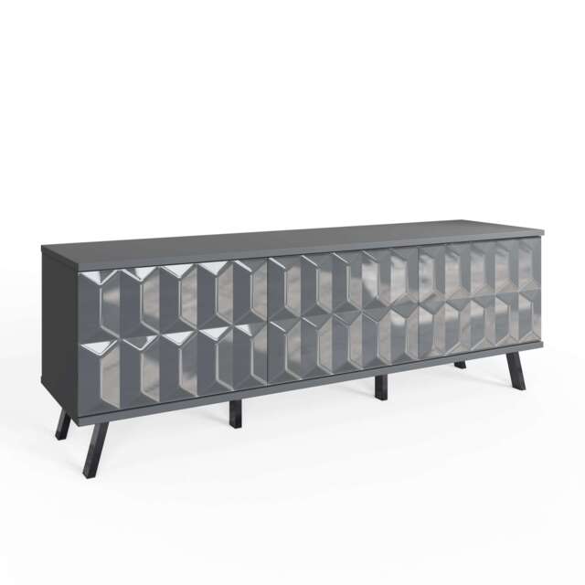 Frank Olsen Furniture Elevate 1500 TV Cabinet Grey Grey 1