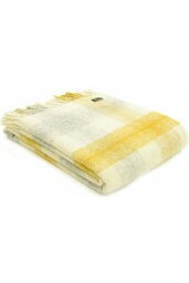 Lifestyle Check Throw/Blanket - Yellow