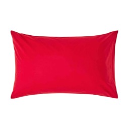Homescapes Red Egyptian Cotton Housewife Pillowcase 200 TC - Standard Size