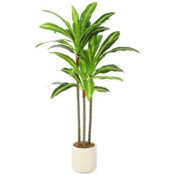HOMCOM 90cm Lifelike Fake Tree with Bendable Trunks for Home Decor, Green