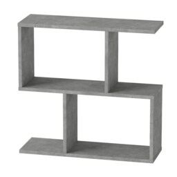Narrow Side Table Slim End Sofa Table with Living Room Storage 20cm Modern Grey Grey Grey