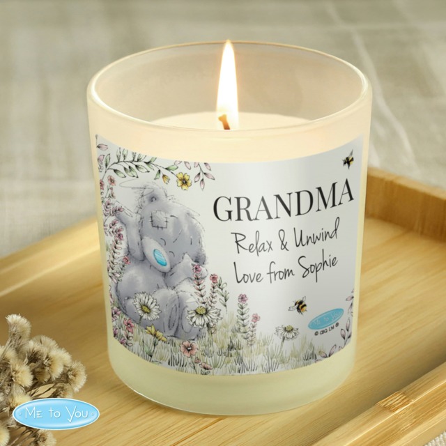 Personalised Me to You Bees Scented Jar Candle Clear