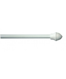 White Cafe Curtain Rod 135 - 220cm White White