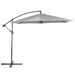VonHaus Banana Parasol 3M Grey